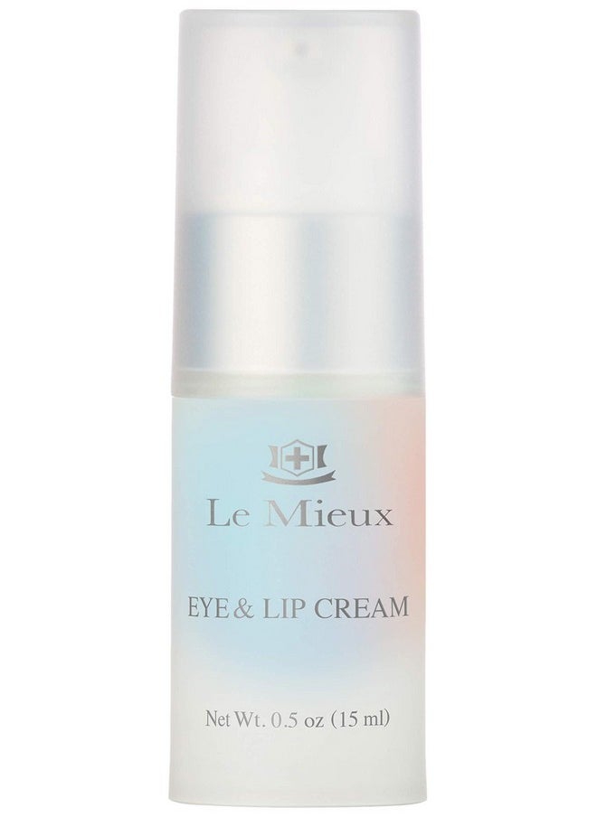 Le Mieux - Eye & Lip Cream Anti Aging Eye And Lip Moisturizer Peptideinfused Treatment For Visible Wrinkles & Fine Lines With Kukui Nut Oil & Ceramide No Parabens Or Sulfates (0.5 Oz / 15 Ml) - Image 1