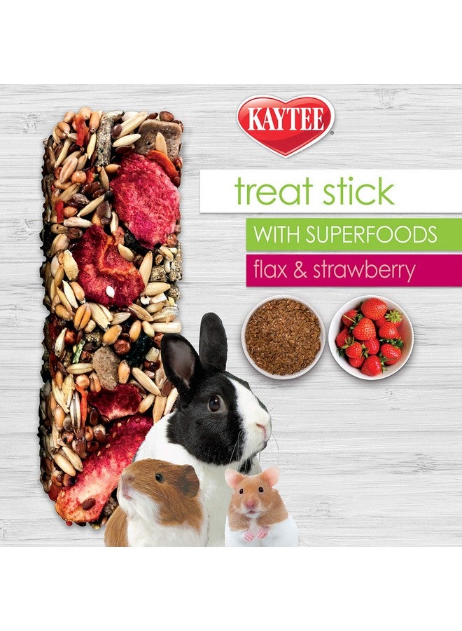 كايتي - عصي طعام للحيوانات الصغيرة مع أطعمة فائقة الجودة، فراولة وبذور الكتان، 5.5 أونصة - Image 5