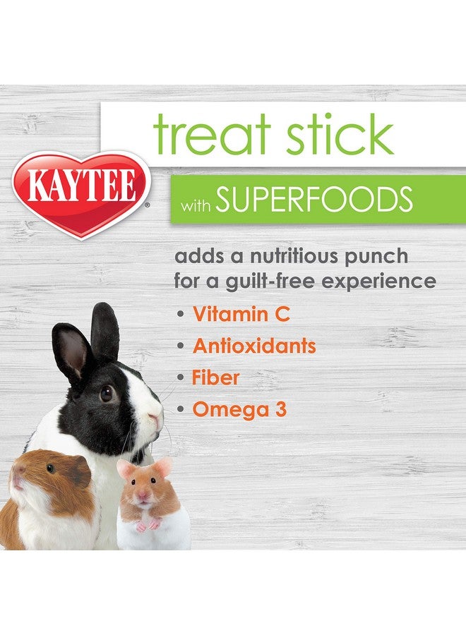 كايتي - عصي طعام للحيوانات الصغيرة مع أطعمة فائقة الجودة، فراولة وبذور الكتان، 5.5 أونصة - Image 4