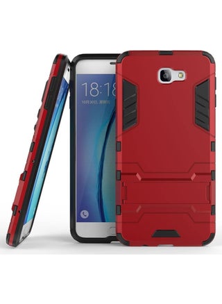 MaiJin Case for Samsung Galaxy J7 Prime/Galaxy On7 (2016) / Galaxy On Nxt (5.5 inch) 2 in 1 Shockproof with Kickstand Feature Hybrid Dual Layer Armor Defender Protective Cover (Red) - pzsku/Z482352FD797A01635712Z/45/_/1660756035/9cecebb2-df6d-48b2-8925-d3749d7e1b30