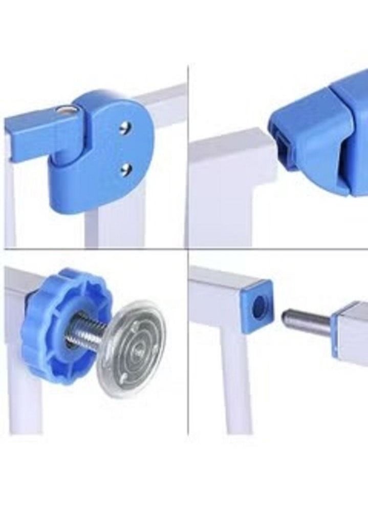 Generic Easy Closing Security Gates , White Metal Stair Gates For Doors  - Image 3
