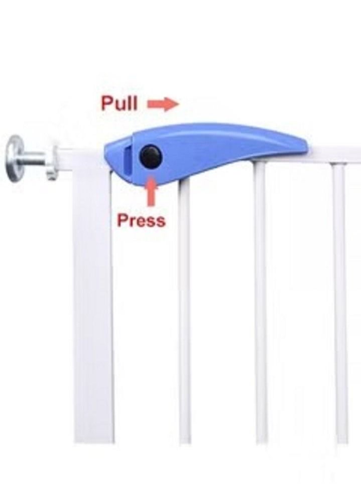 Generic Easy Closing Security Gates , White Metal Stair Gates For Doors  - Image 4