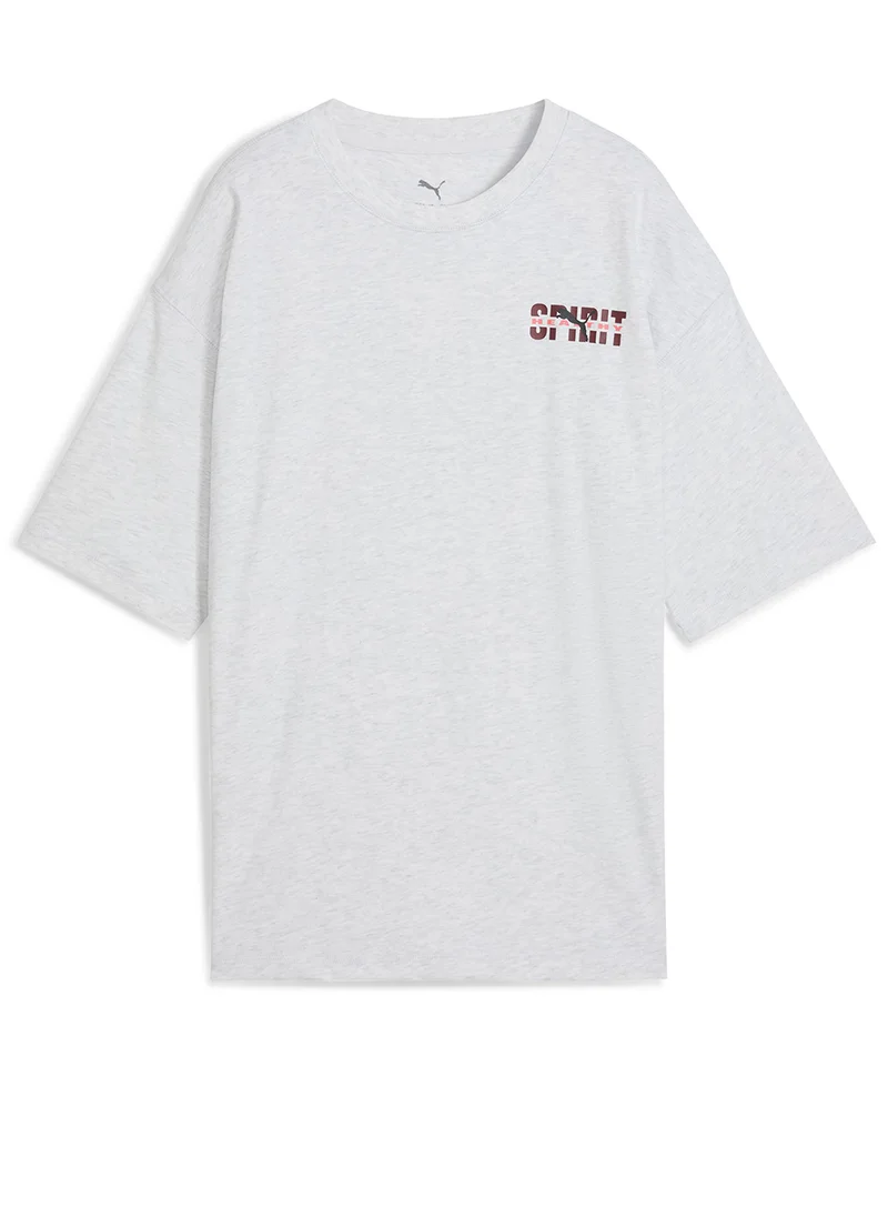 بوما Kids Wardrobe Essential Oversized Graphic T-Shirt