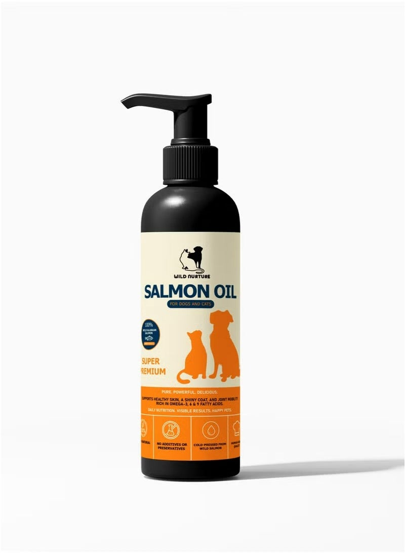 Wild nurture salmon oil 250 gm super premium for cats and dogs