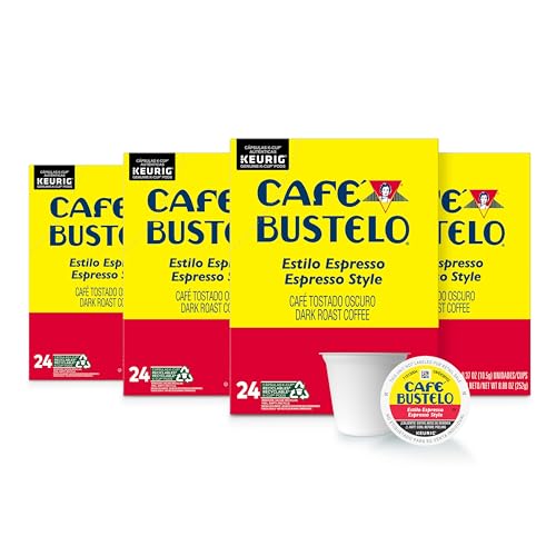 Cafe Bustelo Café Bustelo Espresso Style Dark Roast Coffee, 96 Keurig K-Cup Pods - Image 1