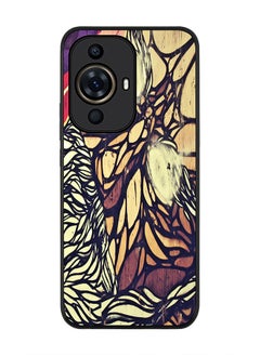 Stylizedd Rugged Black Edge case for Huawei nova 11 Pro, Slim fit Soft Case Flexible Rubber Edges Anti Drop TPU Gel Thin Cover - Wise Graffitti  - Image 1