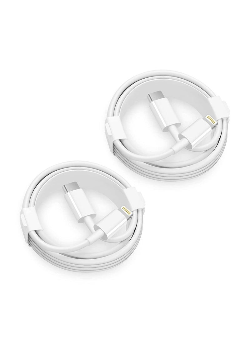 Type C to Lightning Fast Charging Cable for iPhone 1M White