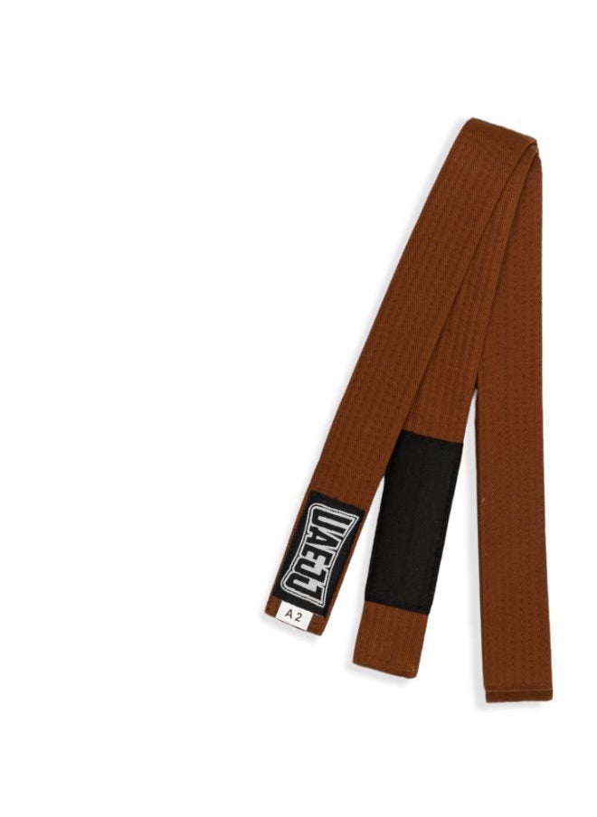 UAEJJ - Jiu Jitsu Kimono Karate & Martial Arts Belt For Adults (Brown) - Image 1