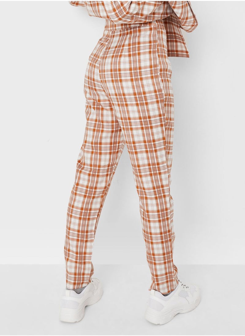 Missguided - Checked Tailored Pants - Image 1