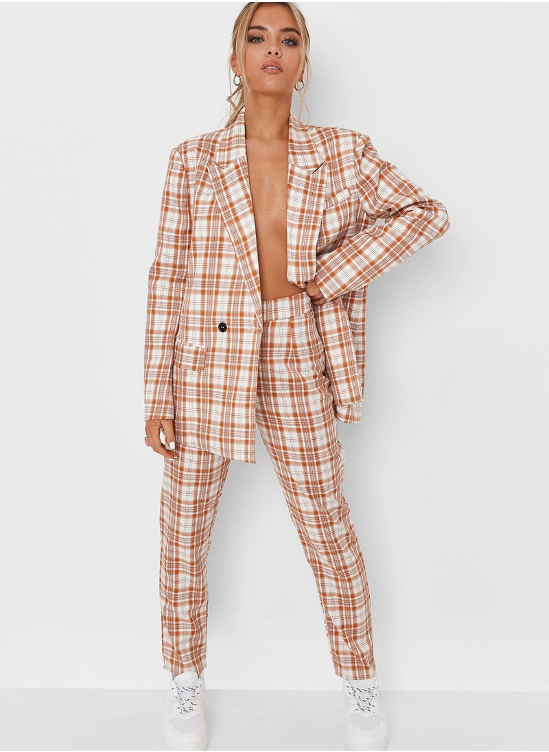 Missguided - Checked Tailored Pants - Image 1