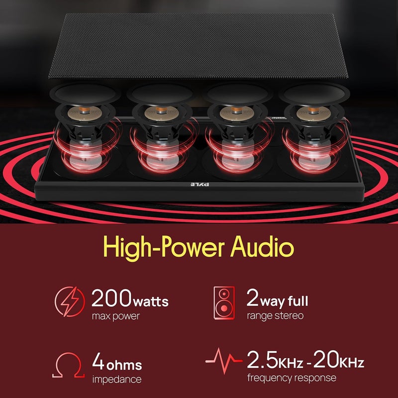 Pyle PLTWVS 6 Way Car Stereo Speaker - Dual 200 Watt High Powered Loud Sound System - Image 4