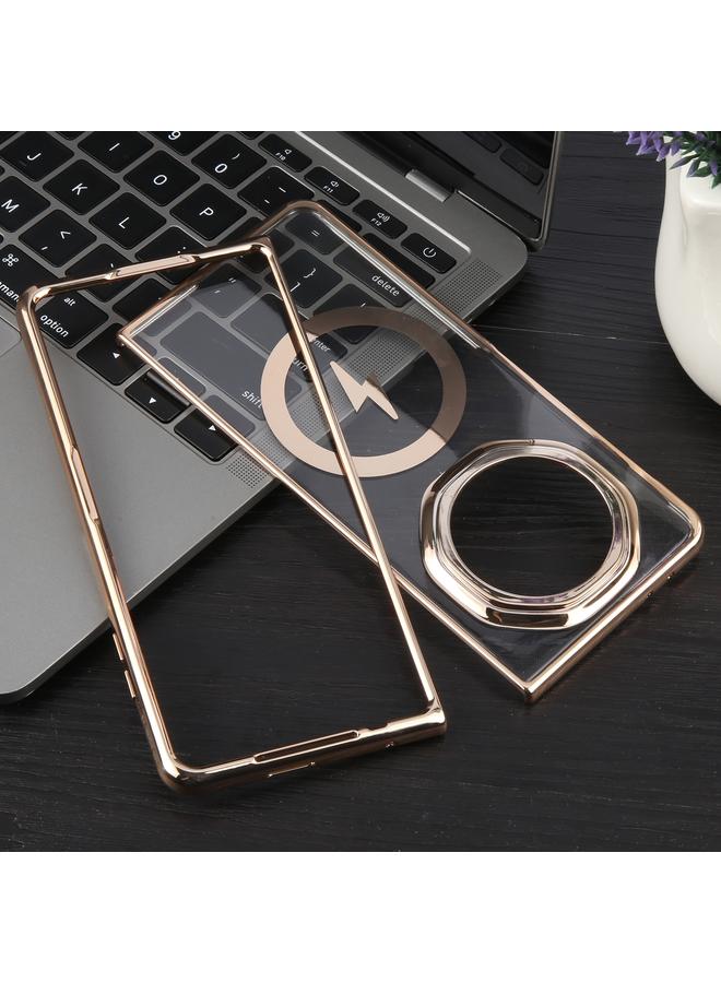 زبون جراب لهاتف Honor Magic V3 6D، مصنوع من مادة البولي كربونات المطلية بالكهرباء، مع خاصية MagSafe - Image 4