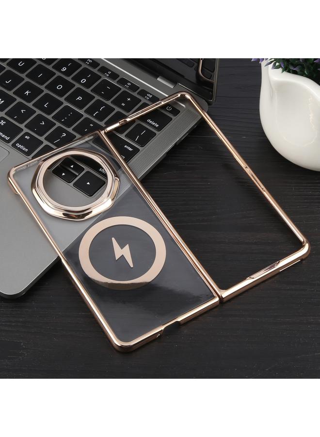 زبون جراب لهاتف Honor Magic V3 6D، مصنوع من مادة البولي كربونات المطلية بالكهرباء، مع خاصية MagSafe - Image 2