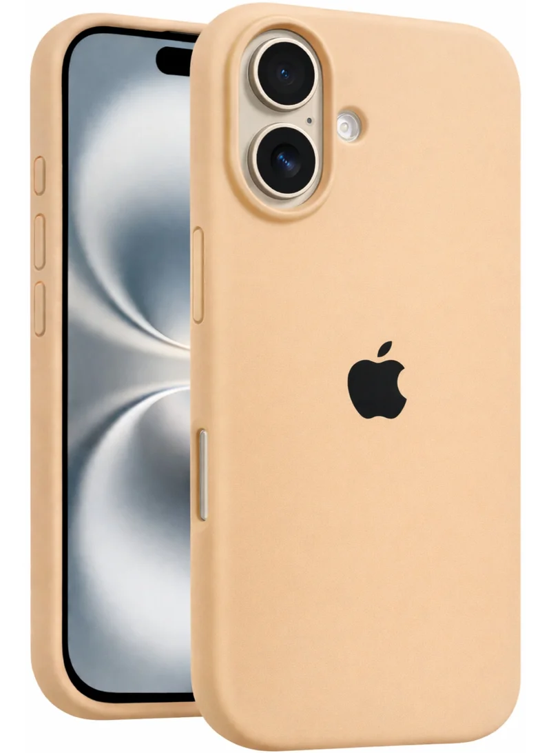 موبكوس جراب موبكوس الفاخر من السيليكون بشعار بني، مزود بشحن لاسلكي مغناطيسي، مناسب لهاتف آيفون 17 | ملمس ناعم كالحرير | حماية فائقة ضد الصدمات بمعايير عسكرية | توافق مغناطيسي قوي | غطاء أنيق ونحيف