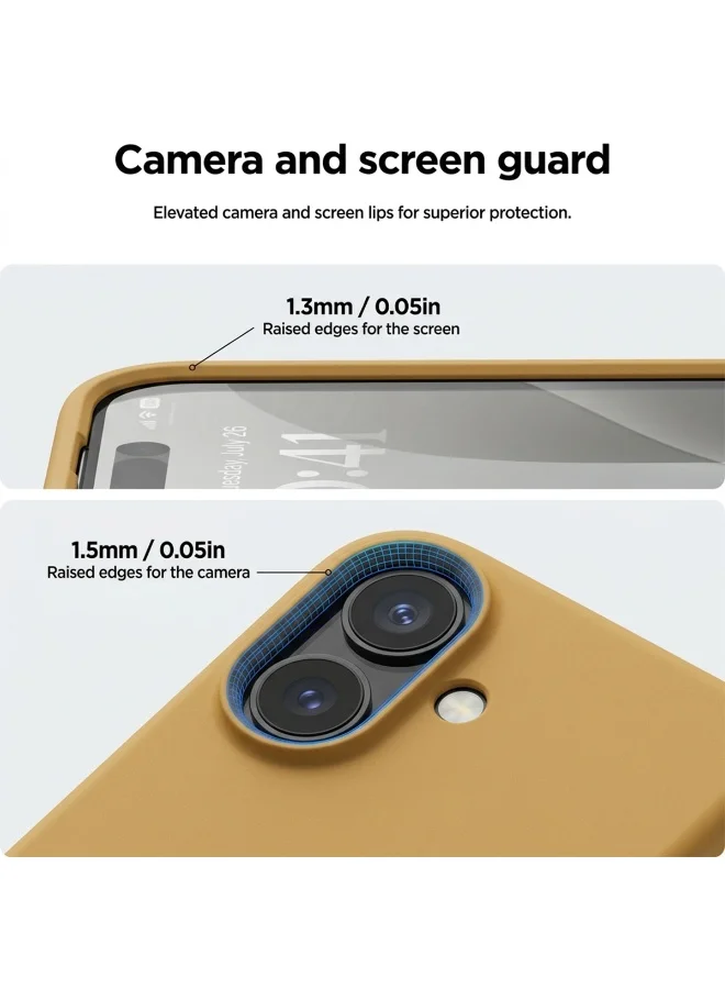 Mobcos Mobcos iPhone 17 Brown Elite Logo Mobcos iPhone 17 Brown Elite Logo Premium Silicone Magnetic Wireless Charging Case for iPhone | Silky Soft Touch | Military-Grade Shockproof Protection | Strong Magnetic Compatibility | Luxury Slim Cover  | Best Price UAE