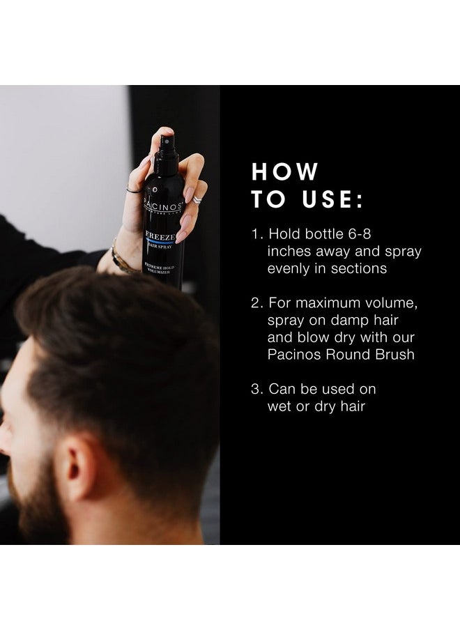 Pacinos Pacinos Freeze Hair Spray - Extra Hold texture spray for All Hair Type - Professional Hair Setting & Finishing Spray for Maximum Volume  - Image 5