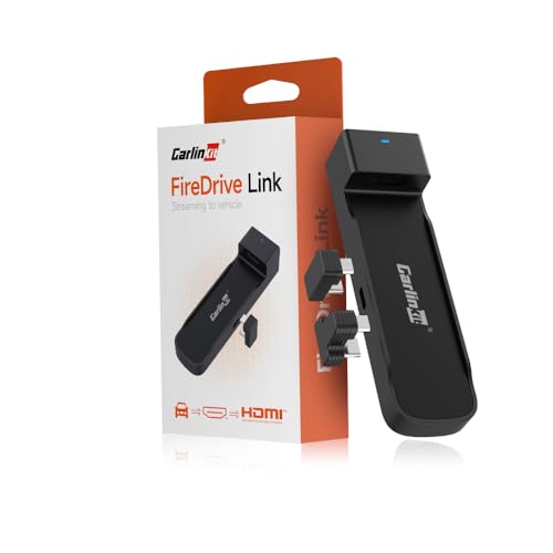 Carlinkit محول Carlinkit Car TV HDMI 2025 لجهاز Fire TV Stick، محول HDMI للسيارة، بث الفيديو/الألعاب إلى السيارة، توصيل وتشغيل، يعمل مع سيارات CarPlay السلكية وأجهزة Fire TV Stick - Image 1