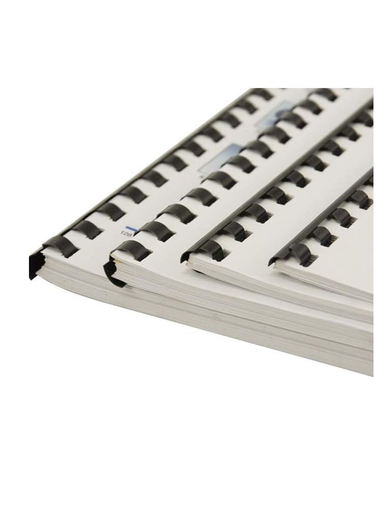 MASTER PLUS Comb Binding Spiral 28mm Plastic 270 Sheet 50pcs  - Image 1