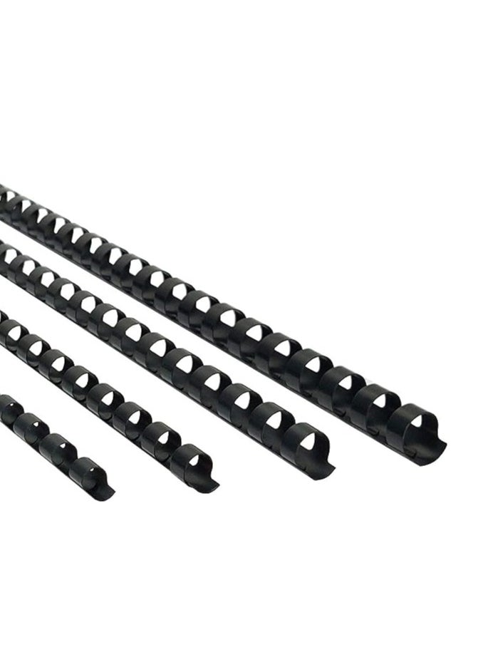 MASTER PLUS Comb Binding Spiral 28mm Plastic 270 Sheet 50pcs  - Image 2