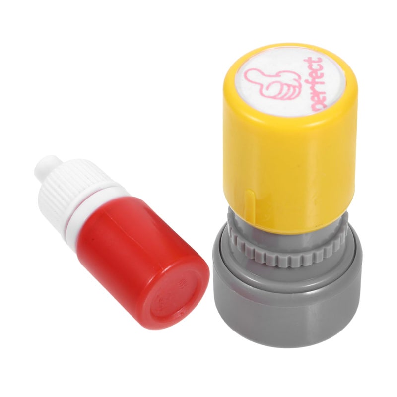 Yellow Self Inking Teacher Stamp For Student Praise Homework Award And Encouragement - Image 2