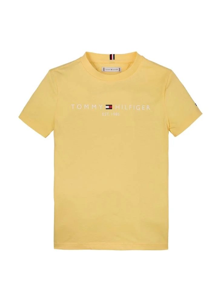 TOMMY HILFIGER Kids Logo Crew Neck T-Shirt