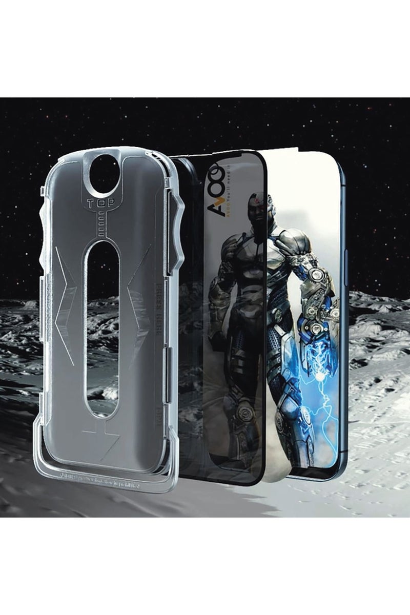 AVOO Scratch and impact protection sticker, screen adhesive for Cyborg iPhone 14 Pro Max (clear) - Image 5