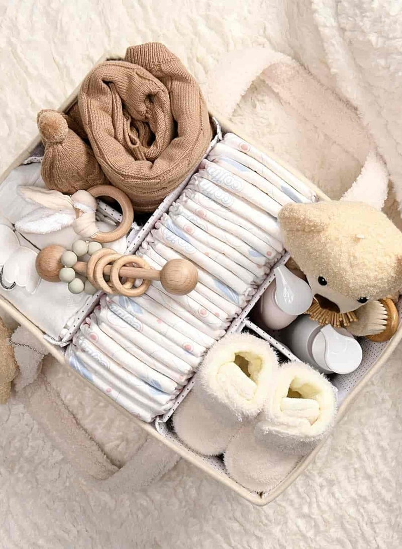 ميتوي قائمة المنتجات ذات الصلة حفاضات الطفل العلبة المنظم لتغيير الجدول, سلة تخزين الطفل للحفاضات ومناديل الطفل, هدية لاستحمام الطفل, حفاضات الطفل المنظم, حفاضات الطفل المنظم, حفاضات الطفل المنظم - Image 2