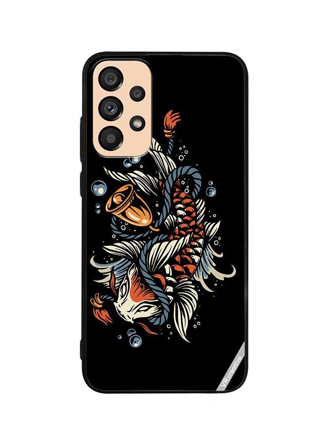 VR CREATIVE Protective Case Cover For Samsung Galaxy A53 5G Koi Fish Design Multicolour - Image 1