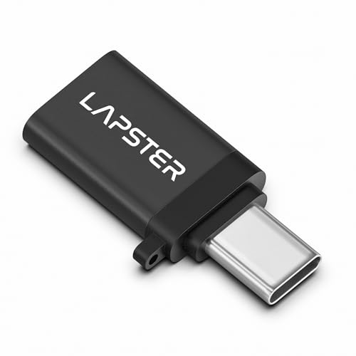 LS LAPSTER Quality Assured Plugx2 USB 3.0 to Type C OTG Adaptor,10Gbps High Speed Data Transfer,Thunderbolt to USB Adapter,Compatible for All Type C Devices,Smartphone,Laptops,Tablets,Chargers,MacBook - Image 1