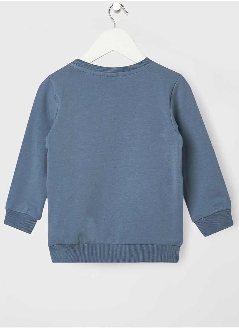 NAME IT - Kids Batman Long Sleeve Sweatshirt - Image 1