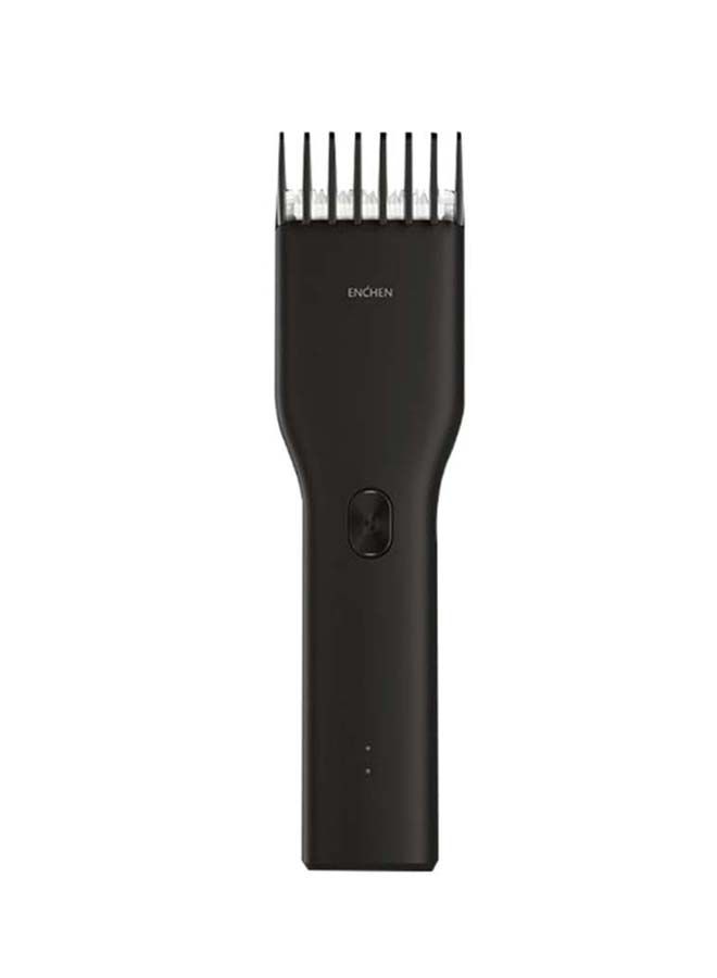 NIBEMINENT USB Rechargeable Low Noise Hair Trimmer Black 16.4cm - Image 2