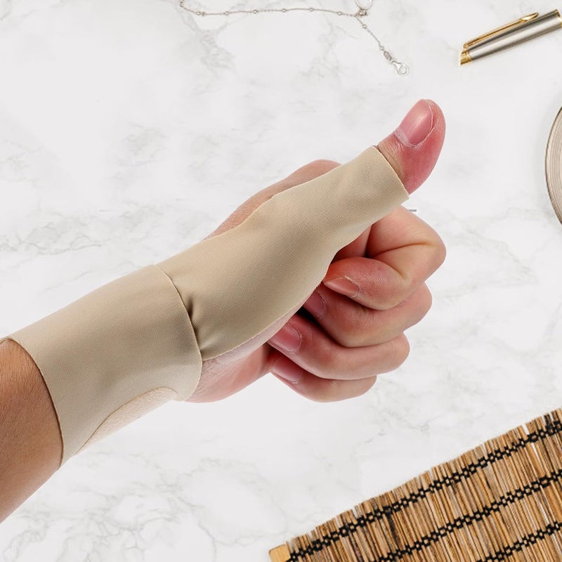 Elastic Thumb Brace for Right Hand Breathable Adjustable Thumb Splint with Wrist Support for Injury and Joint Fixing - Image 4