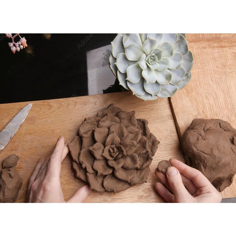 RAHUL TERRACOTTA Premium Terracotta Clay for Modeling and Art & Craft Projects - Shadu mati - Air Dry Wet Clay for Children & Professional Artists - Ready to Use Natural Eco Friendly Filtered Molding Clay (5 Kg)  - Image 4