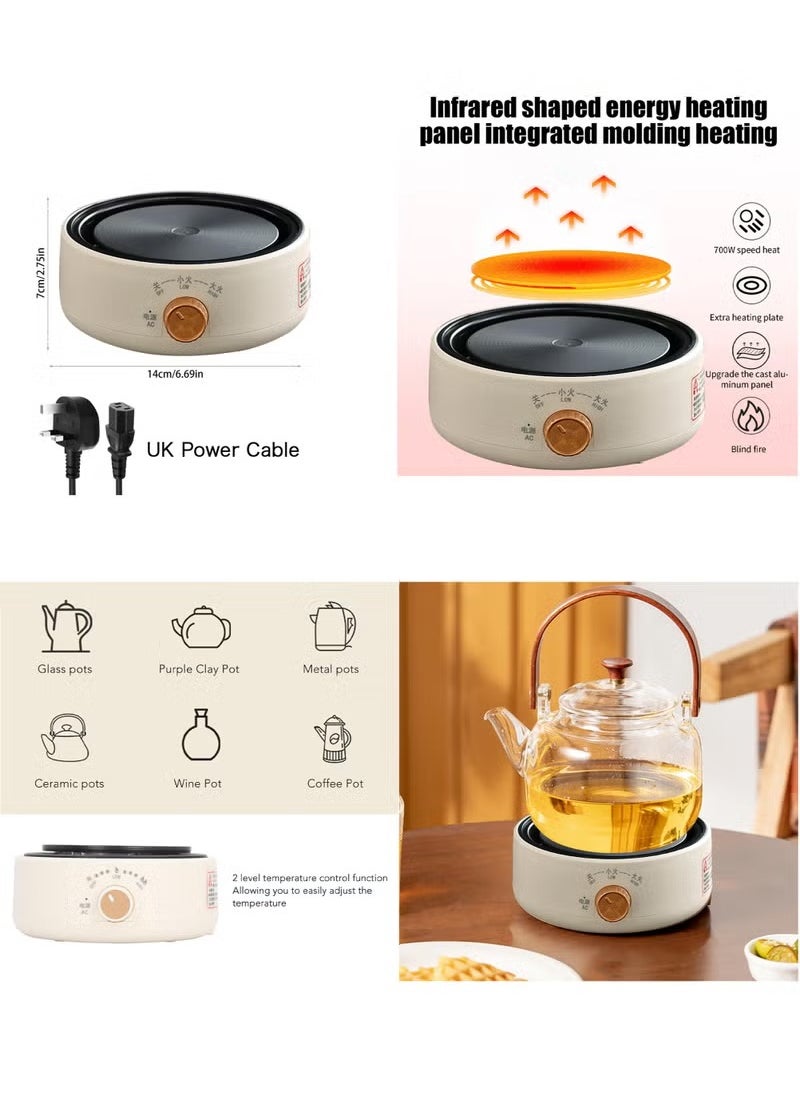 V60 Coffee Maker Set,300ml Espresso Maker Steam Italian Stovetop Coffee Makers With Electric Ceramic Cooker Coffee Gift for Home Travel