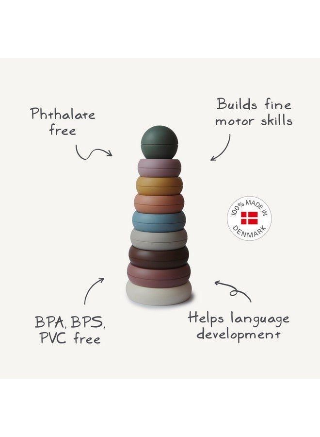 mushie Stacking Rings Toy | Made in Denmark (Original) - Image 2