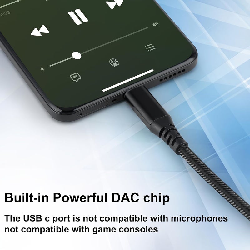 كابل USB C إلى XLR ذكر للميكروفون بطول 78.74 بوصة، كابل إخراج من نوع C إلى XLR لمكبرات الصوت والسماعات والخلاطات وغيرها. - Image 4