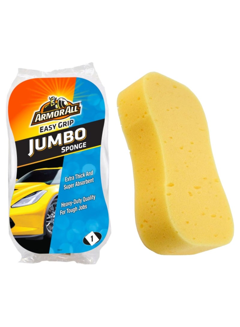 أرمور أول ارمور اول 40016 إسفنجة غسيل السيارات الكبيرة، أصفر - Image 1