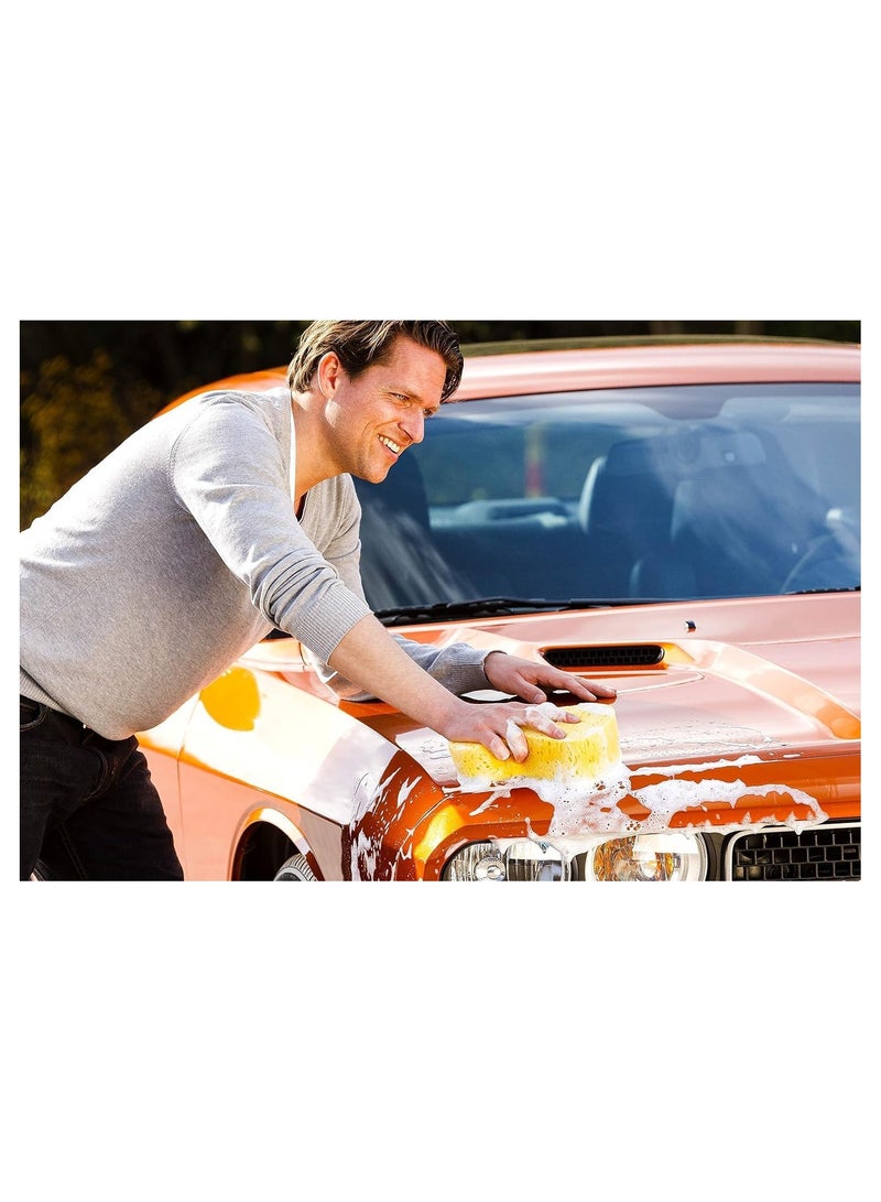 أرمور أول ارمور اول 40016 إسفنجة غسيل السيارات الكبيرة، أصفر - Image 2