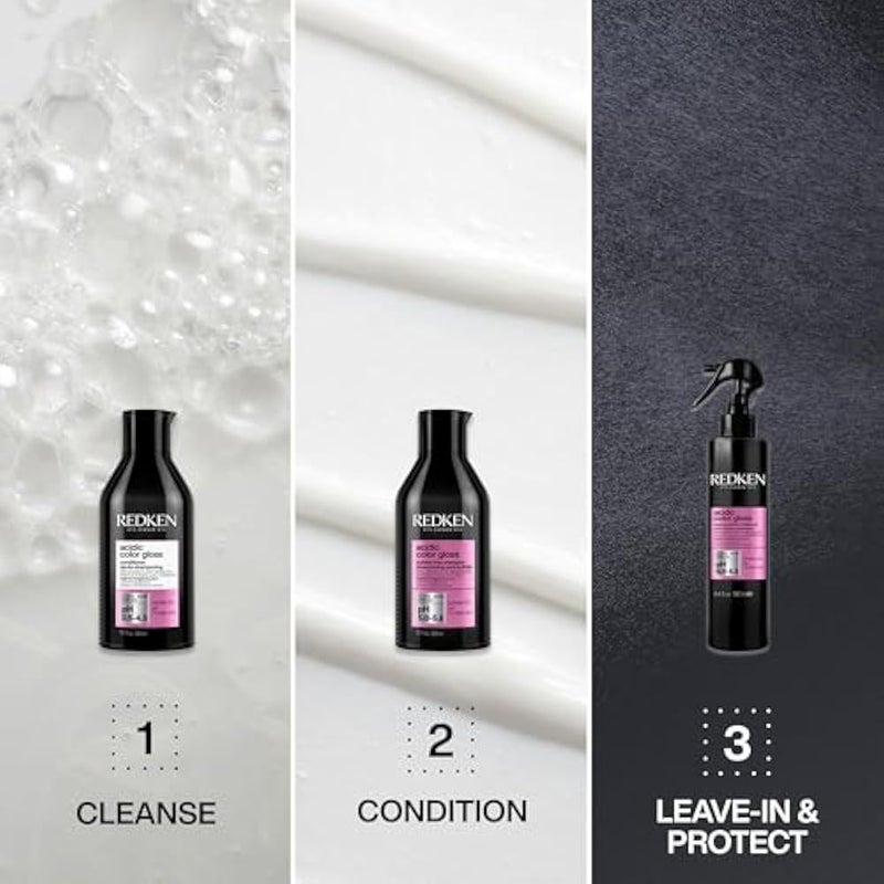 REDKEN Acidic Color Gloss Heat Protection Treatment 230°C, Leave-In Treatment, Hair Shine Spray, Colour Protection, 190ml - Image 4