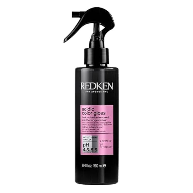 REDKEN Acidic Color Gloss Heat Protection Treatment 230°C, Leave-In Treatment, Hair Shine Spray, Colour Protection, 190ml - Image 1