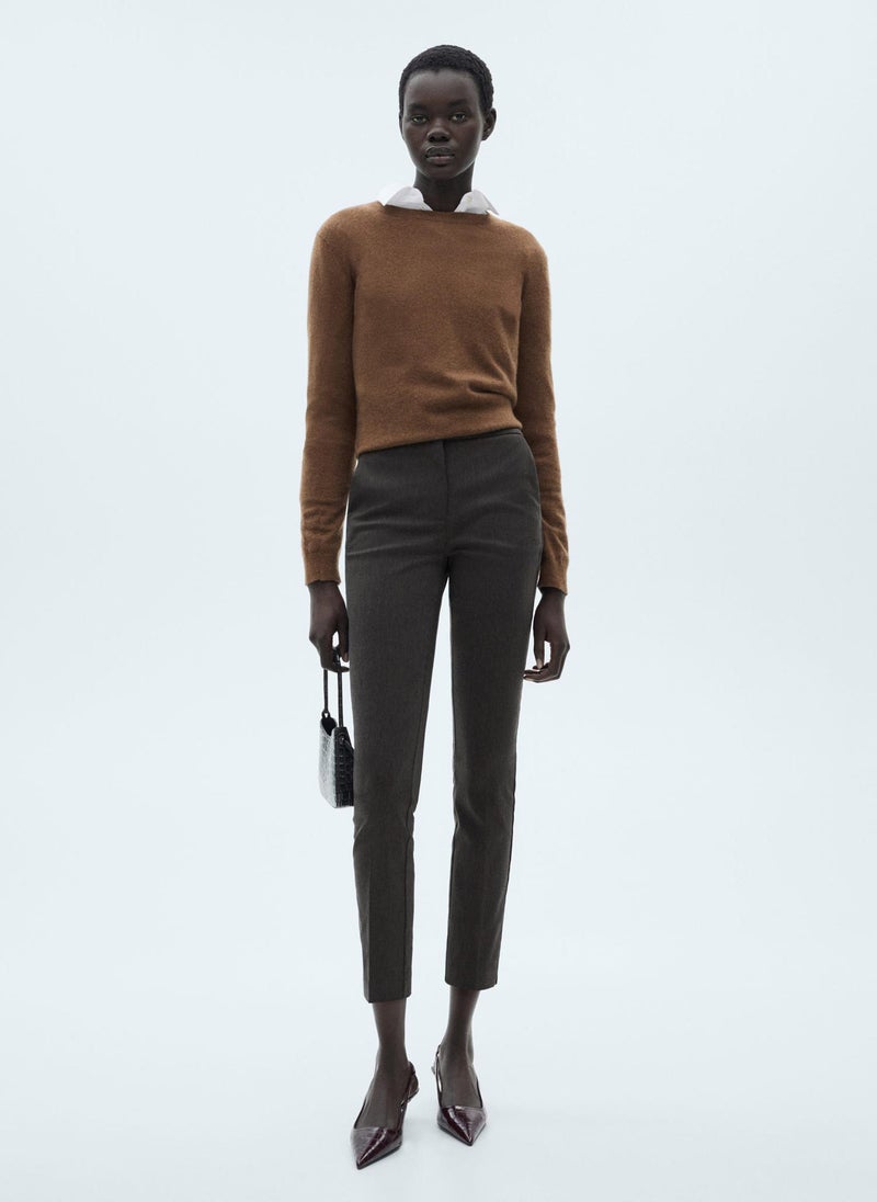 MANGO Crop Skinny Trousers  - Image 5