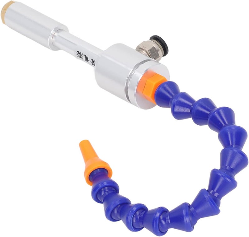 klarako Cold Airwith Flexible Tube, Aluminum MiniCold Air Dry Coolingwith Fitting, 520BTU / h 131Kcal / H Cold AirAirflow Machine for Plastic, Metal, Wood Processing - Image 1