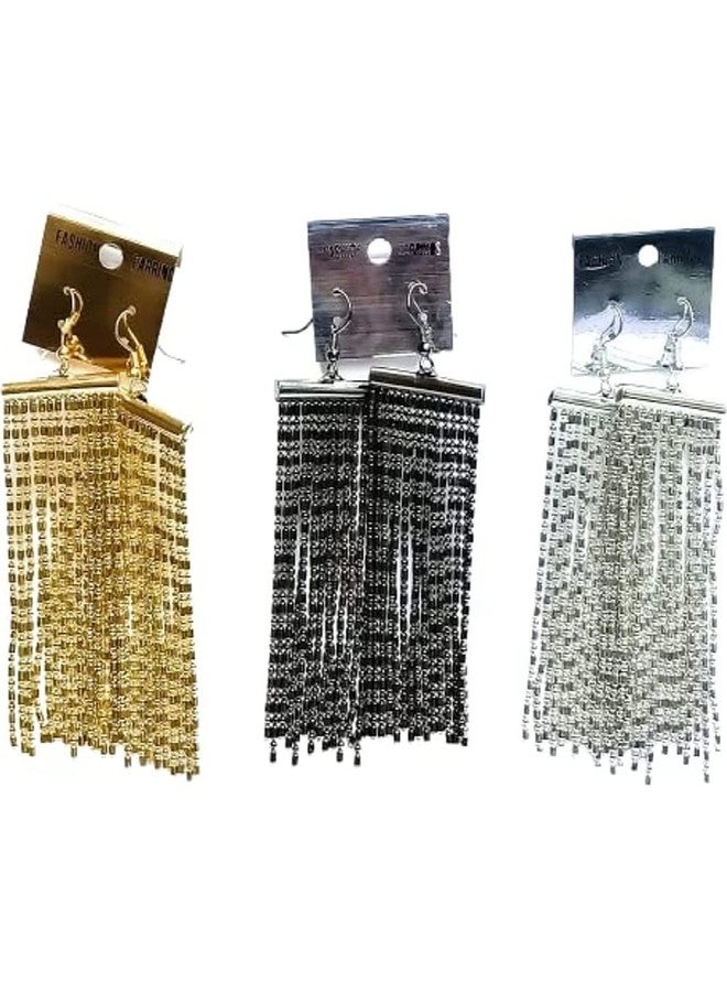 Creative Group Earrings for women and girls/COMBO OF 3 - Image 2