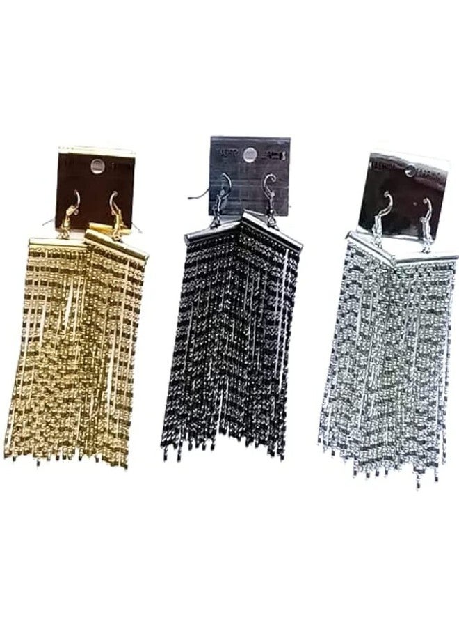 Creative Group Earrings for women and girls/COMBO OF 3 - Image 1