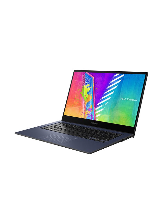 ASUS VivoBook GO Convertible Laptop With 14-Inch Full HD Touch Display, Celeron N4500 Processor/4GB RAM/128GB EMMC/Windows 11 Home/Intel UHD Graphics English/Arabic Quiet Blue - Image 4