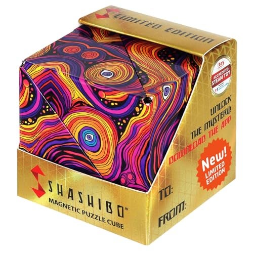 Shashibo Seasonal Halloween Shape Shifting Box AwardWinning Patented Magnetic Puzzle Cube w 36 Rare Earth Magnets Fidget Transforms Into Over 100 Shapes Hypnotic Digital - Image 1