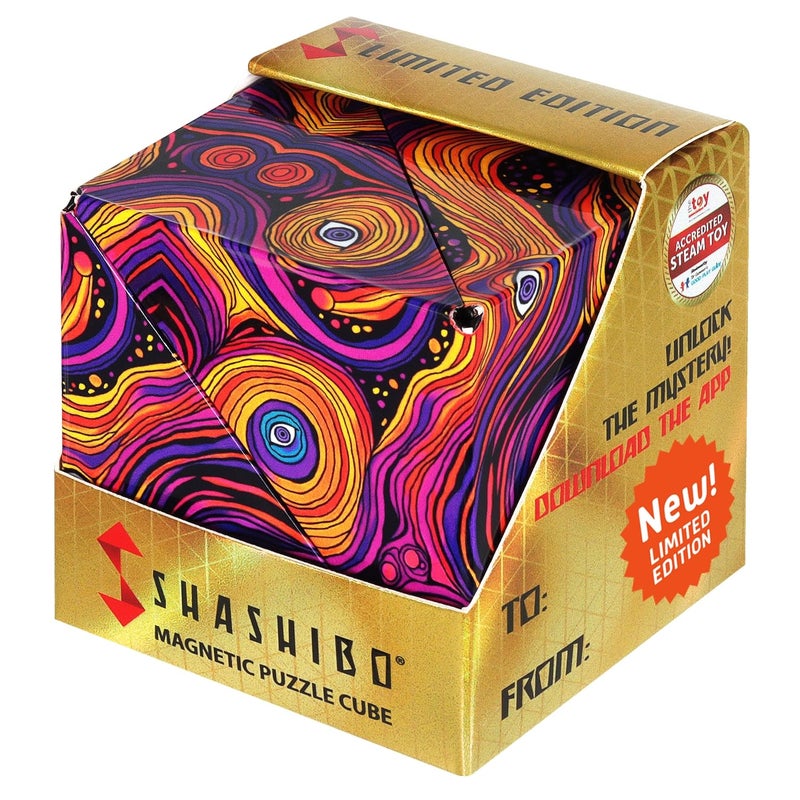 Shashibo Seasonal Halloween Shape Shifting Box AwardWinning Patented Magnetic Puzzle Cube w 36 Rare Earth Magnets Fidget Transforms Into Over 100 Shapes Hypnotic Digital - Image 3