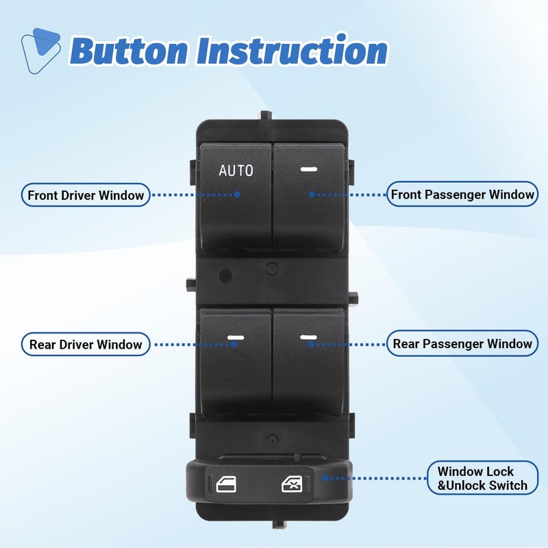 AiYiGu Driver Side Window Switch for Ford Vehicles - Image 3