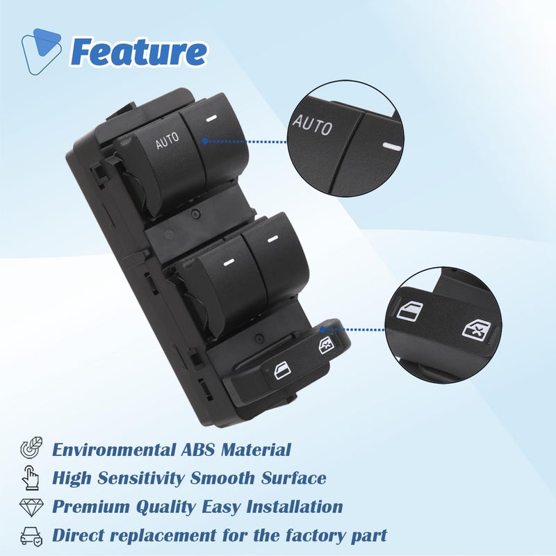AiYiGu Driver Side Window Switch for Ford Vehicles - Image 5