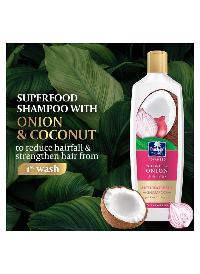 Parachute Anti-Hairfall Shampoo With Onion And Coconut - 340ml  - Image 4